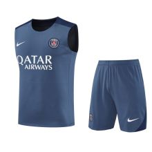 2025/26 PSG Baby Blue Vest Training Jersey(A Set)