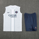 2025/26 PSG White Vest Training Jersey(A Set)