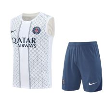 2025/26 PSG White Vest Training Jersey(A Set)