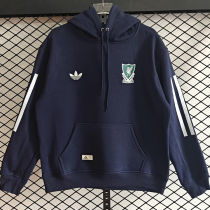 2026 LFC Royal Blue Hoody  白三边 宝蓝色