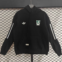 2026 LFC Black Hoody 白三边 黑色
