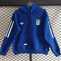 2026 LFC Blue Hoody 白三边