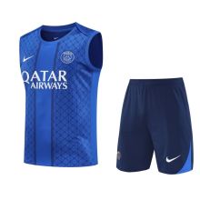 2025/26 PSG Baby Blue Vest Training Jersey(A Set)