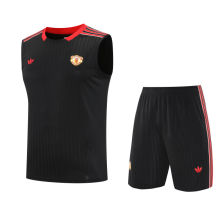 2025/26 M Utd Black Vest Training Jersey(A Set)