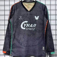 2025/26 Venezia FC Home Long Sleeve Soccer Jersey 胸前银色字体