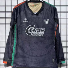 2025/26 Venezia FC Home Long Sleeve Soccer Jersey 胸前黑色字体