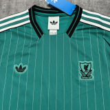 2025/26 LFC Green Retro Style Fans Soccer Jersey