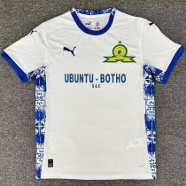2025/26 Mamelodi Sundowns Away White Fans Soccer Jersey 马梅洛迪日落