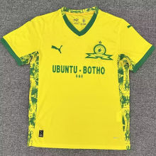 2025/26 Mamelodi Sundowns Home Yellow Fans Soccer Jersey 马梅洛迪日落