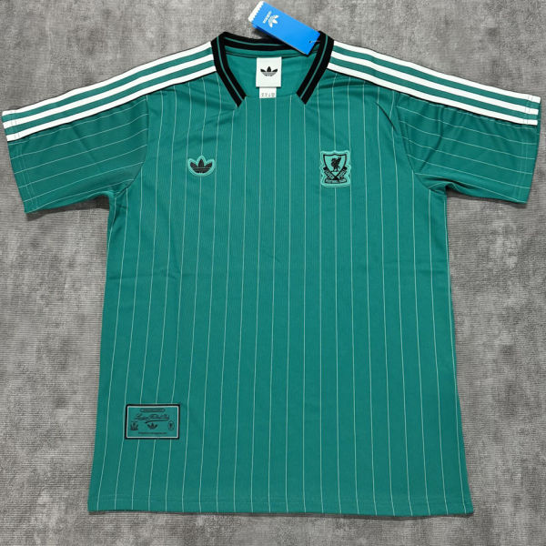 2025/26 LFC Green Retro Style Fans Soccer Jersey