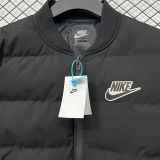 2026/27 NK Black Baseball Cotton Windbreaker Jacket BQ7704 黑标