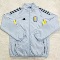 2026 Aston Villa Grey White Windbreaker