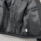 2026/27 AD Black Baseball Cotton Windbreaker Jacket BQ7701