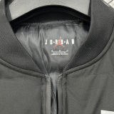 2026/27 Jordan Flight Black Baseball Cotton Windbreaker Jacket BQ7706  红标