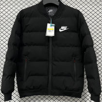 2026/27 NK Black Baseball Cotton Windbreaker Jacket BQ7708 白标