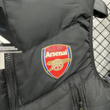2026/27 ARS Black Cotton Vest Jacket  J3306 黑色
