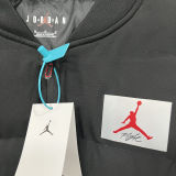 2026/27 Jordan Flight Black Baseball Cotton Windbreaker Jacket BQ7706  红标