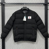 2026/27 Jordan Flight Black Baseball Cotton Windbreaker Jacket BQ7706  红标