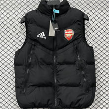 2026/27 ARS Black Cotton Vest Jacket  J3306 黑色