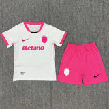 2025/26 Sporting Lisbon October White Special Edition Kids Soccer Jersey 里斯本