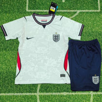 2026/27 England Home White Kids Soccer Jersey