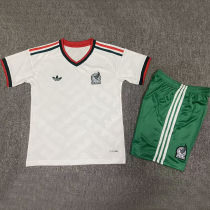2026/27 Mexico Away White kids Soccer Jersey