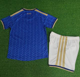 2026/27 Italy Home Blue Player Version Kids Soccer Jersey 球员版童装