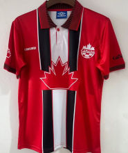 1998 Canada Home Red Retro Soccer Jersey