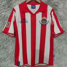 2003/2004 Chivas Home Red White Retro Soccer Jersey