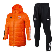 2026 M Utd Orange Cotton Jacket （A Set）