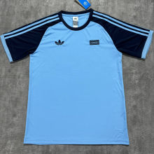 2026 AD x OASIS Blue Retro Style Fans Soccer Jersey