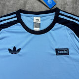 2026 AD x OASIS Blue Retro Style Fans Soccer Jersey