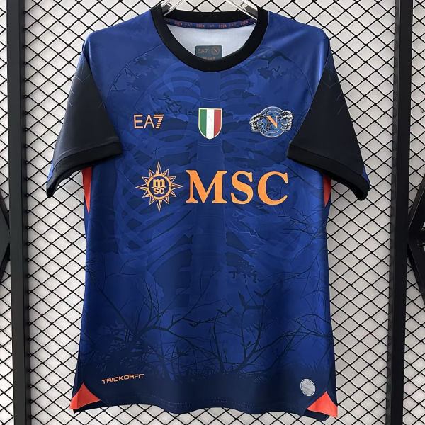 2025/26 Napoli Halloween Blue Fans Soccer Jersey