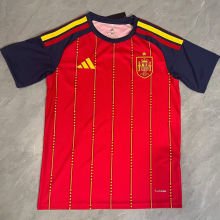2026/27 Spain Home Red Fans Soccer Jersey