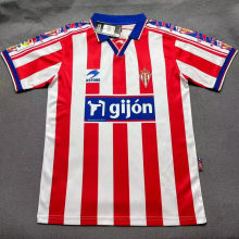 1999/2000 Gijon Home Retro Soccer Jersey