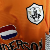 1998 Sheffield Wednesday Away Orange Retro Soccer Jersey