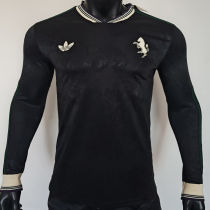2025/26 JUV Third Black Player Version Long Sleeve Soccer Jersey