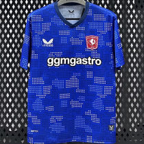 2025/26 Twente Away Blue Fans Soccer Jersey