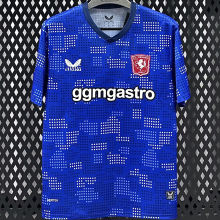 2025/26 Twente Away Blue Fans Soccer Jersey