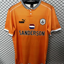 1998 Sheffield Wednesday Away Orange Retro Soccer Jersey