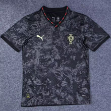 2026 Portugal Special Edition Black Fans Soccer Jersey  心形领