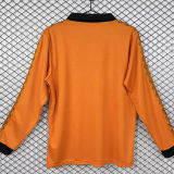 1980/1981 Wolves Home Yellow Retro Long Sleeve Soccer Jersey