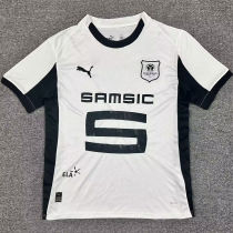 2025/26 Rennais Away White Fans Soccer Jersey