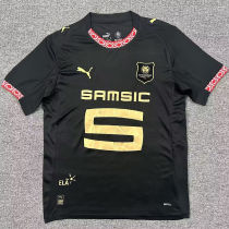 2025/26 Rennais Third Black Fans Soccer Jersey