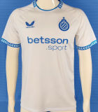 2025/26 Club Brugge Away White Fans Soccer Jersey