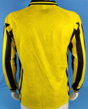 1996/1997 BVB Home Yellow Retro Long Sleeve Soccer Jersey
