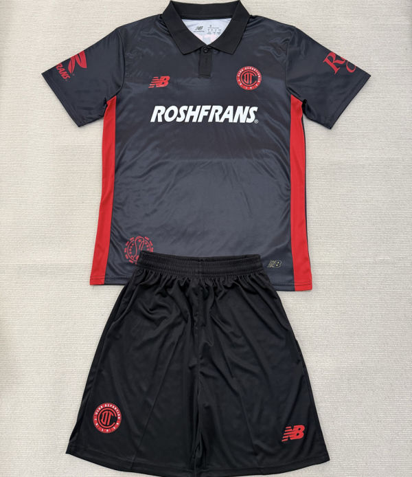 2025/26 Deportivo Toluca Third Kids Soccer Jersey 托卢卡