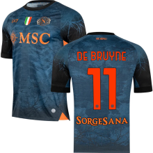 DE BRUYNE #11 Napoli Napoli Halloween Jersey 2025/26 (Have Champion Patch 胸前章 And SORGESANA 号下广告)★★