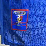 1998 France Home Blue Retro Player Version Soccer Jersey
