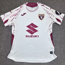 2025/26 Torino Away White Fans Soccer Jersey